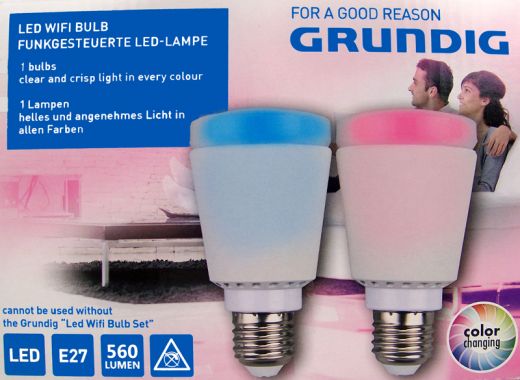 Grundig Lamp met WIFI & LED kleurschakeringen
